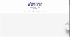 Desktop Screenshot of onthewaterfrontnl.com